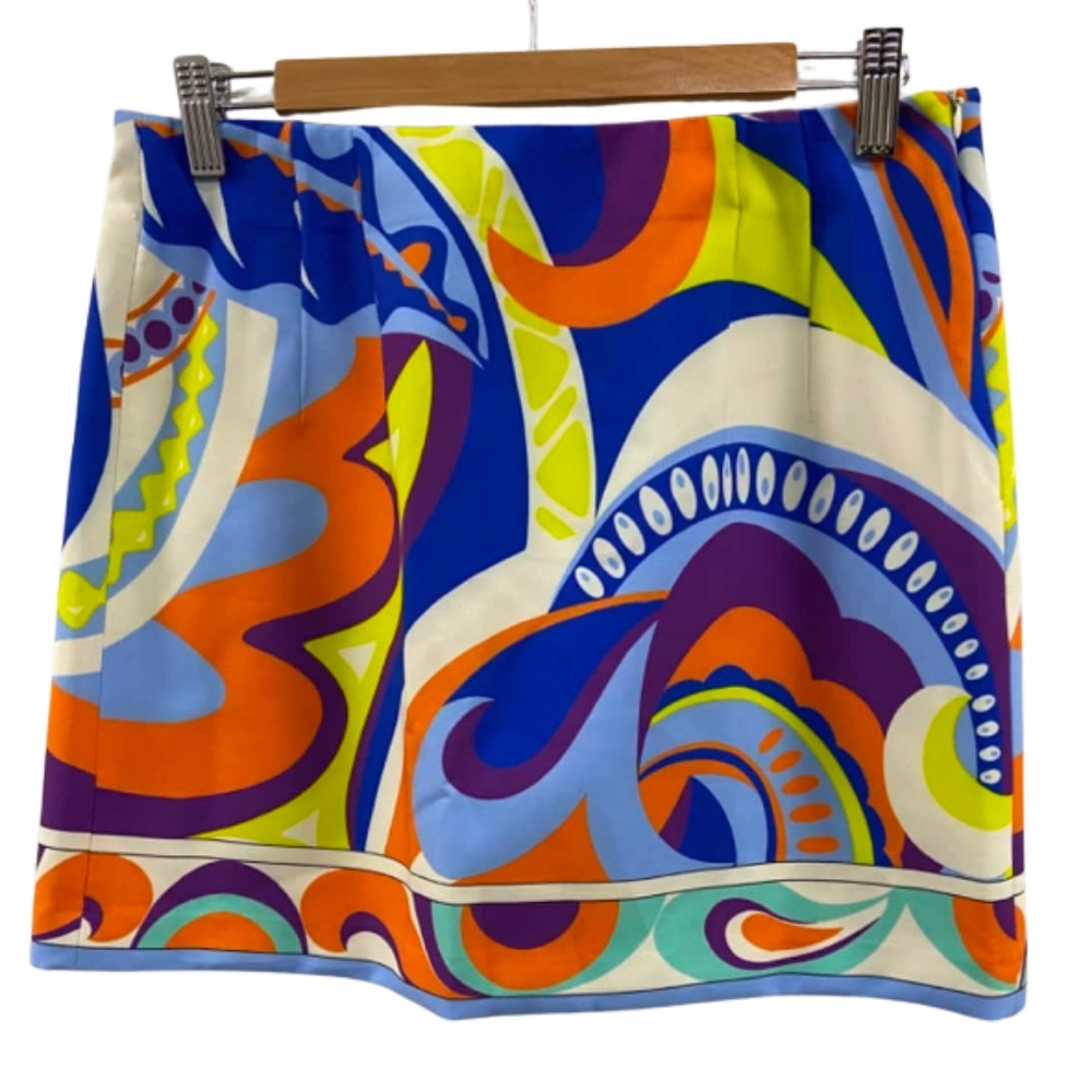 💫ZARA Women's Geometrical Print Mini Skirt